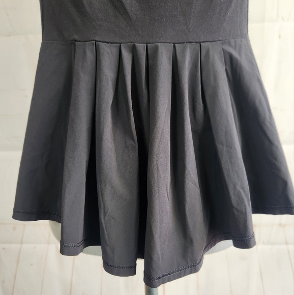 Lululemon Girly Active Peplum Crisscross Back Medium Support Tank Top Black 6 - Picture 9 of 15